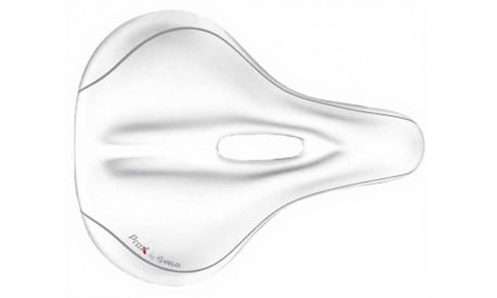 Satula Velo ProX VL-6103E Elastomer D2 Zone Full Cut GEL white - 1