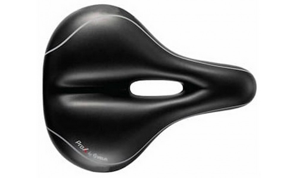 Satula Velo ProX VL-6103E Elastomer D2 Zone Full Cut GEL black - 1