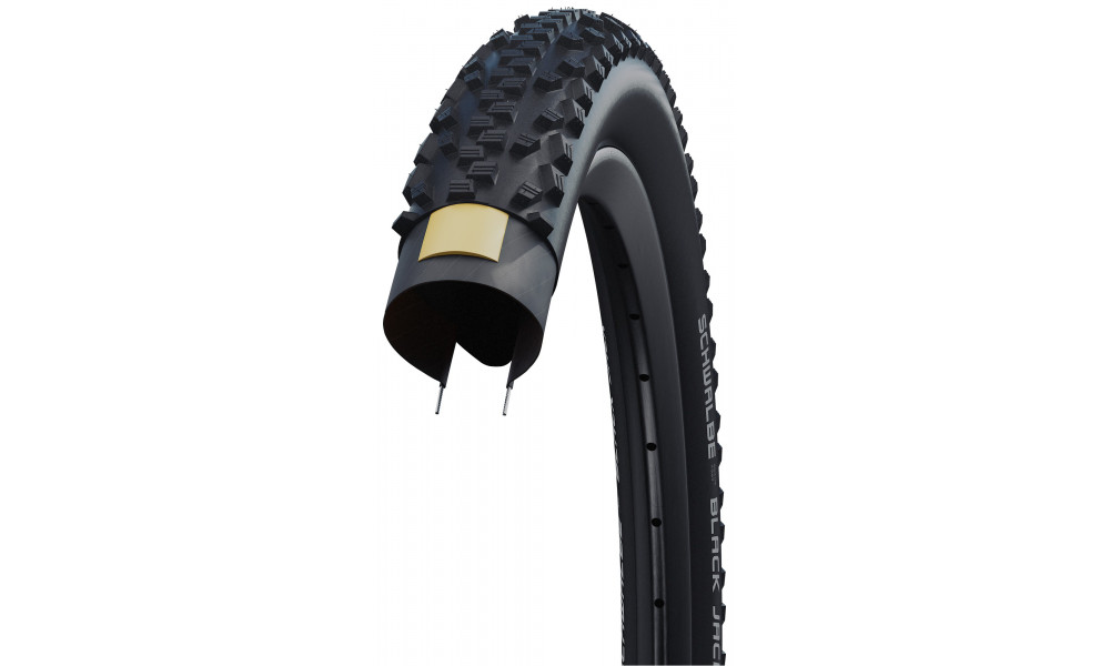 Rengas 26" Schwalbe Black Jack HS 407 Active Wired 57-559 / 26x2.25 Black - 2
