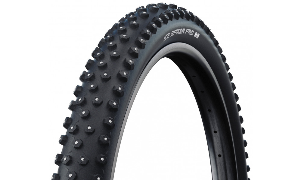 Rengas 27.5" Schwalbe Ice Spiker Pro HS 379 Perf Wired 57-584 / 27.5x2.25 Black - 1