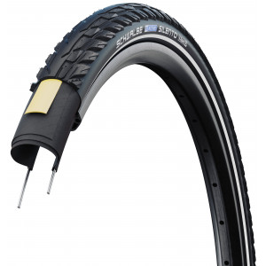 Rengas 28" Schwalbe Silento HS 421 Active Wired 42-622 / 28x1.60 Black-Reflex