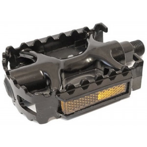 Polkimet Azimut MTB black Alu 9/16" w/bearings and reflectors (1003)