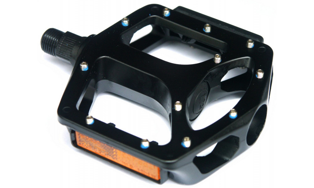 Polkimet VP-559 Alu BMX axle CR-MO Screw-in pins black 