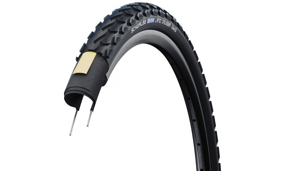 Rengas 24" Schwalbe Land Cruiser HS 450 Active Wired 50-507 Black - 2