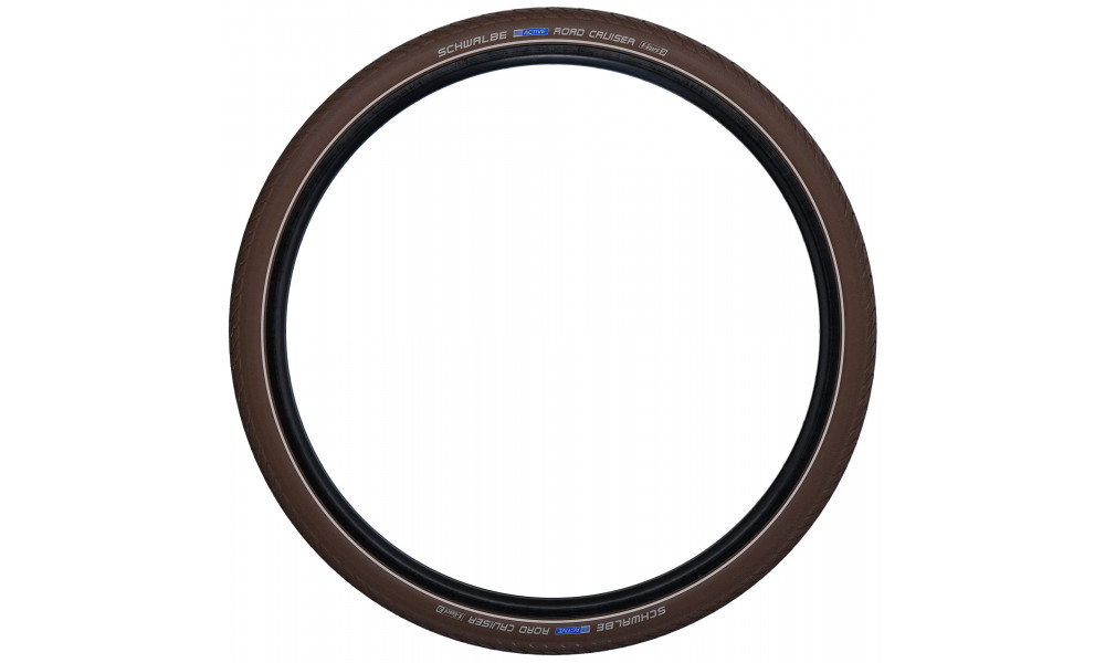 Rengas 28" Schwalbe Road Cruiser HS 484 Active Wired 42-622 / 28x1.60 Brown-Reflex - 2