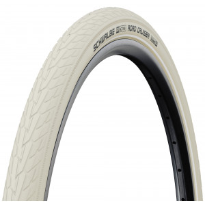 Rengas 28" Schwalbe Road Cruiser HS 484 Active Wired 42-622 / 28x1.60 Creme-Reflex