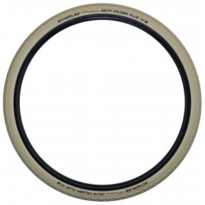 Rengas 28" Schwalbe Delta Cruiser Plus HS 431 Active Wired 37-622 / 28x1.40 Creme-Reflex