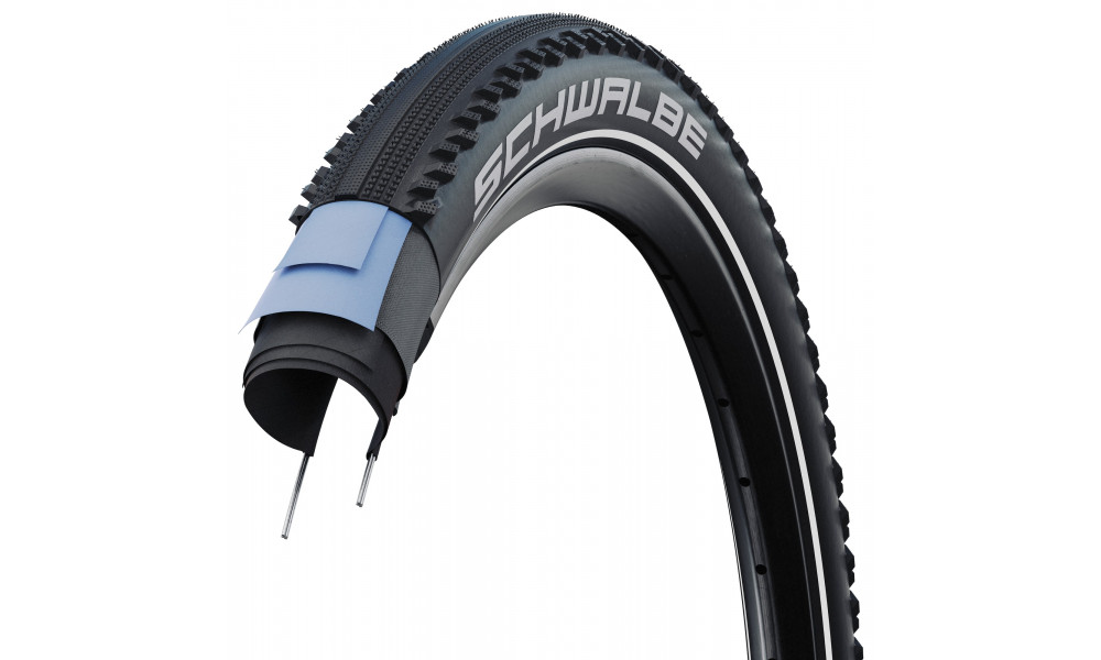 Rengas 28" Schwalbe Hurricane HS 499 Perf Wired 42-622 / 28x1.60 Addix Reflex - 3