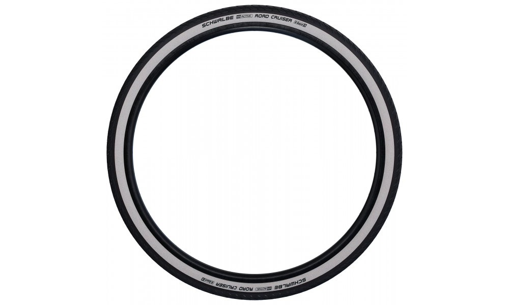 Rengas 28" Schwalbe Road Cruiser HS 484 Active Wired 42-622 / 28x1.60 GreenCompound Whitewall - 2