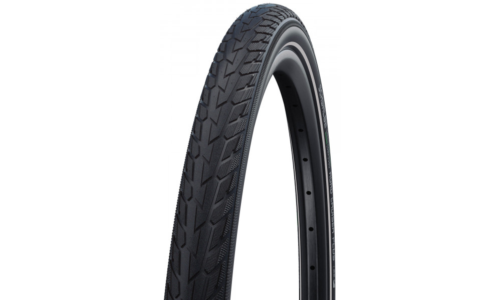 Rengas 28" Schwalbe Road Cruiser Plus HS 484 Active Wired 37-622 / 28x1.40 GreenCompound Reflex - 1