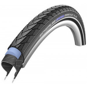 Rengas 26" Schwalbe Marathon Plus HS 348, Perf Wired 42-590 Black-Reflex