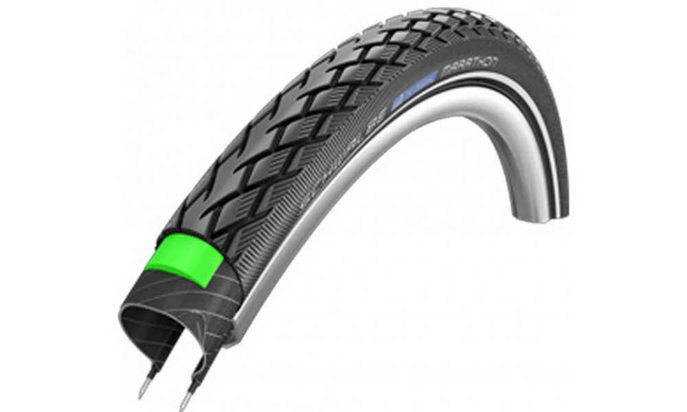 Rengas 28" Schwalbe Marathon HS 420 Perf Wired 28-622 / 700x28C Black-Reflex 