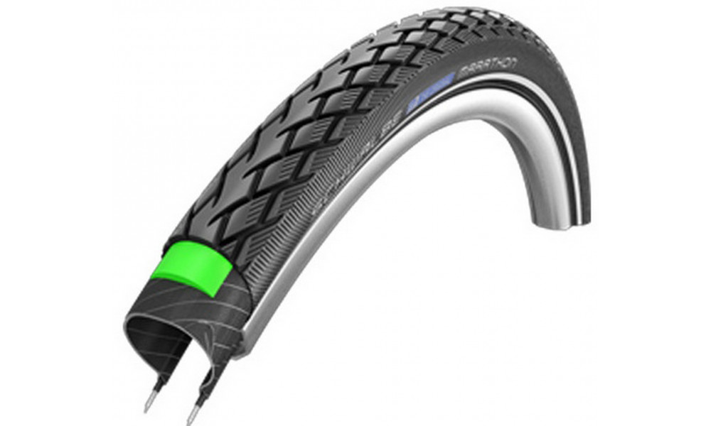 Rengas 28" Schwalbe Marathon HS 420 Perf Wired 50-622 / 29x2.00 Black-Reflex 