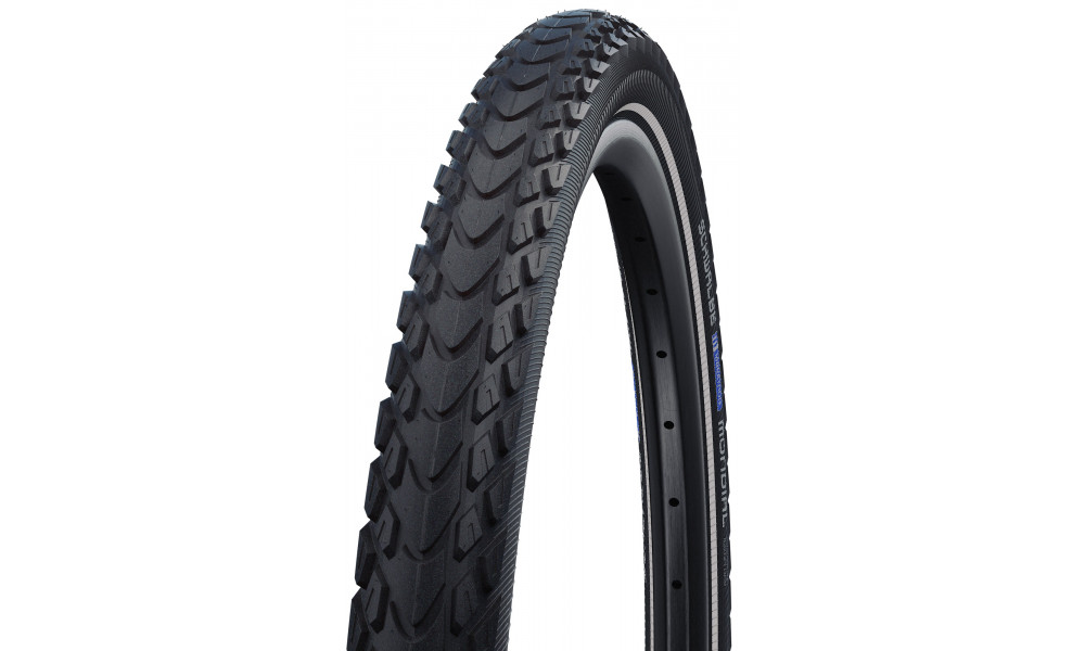 Rengas 28" Schwalbe Marathon Mondial HS 428 Perf Wired 42-622 / 28x1.60 Black-Reflex - 1
