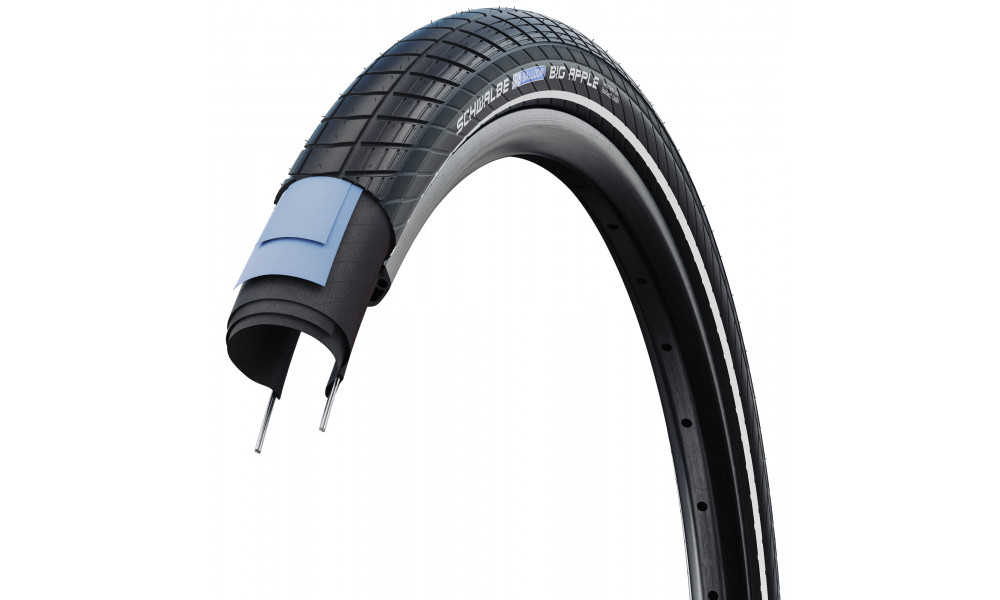 Rengas 16" Schwalbe Big Apple HS 430 Perf Wired 50-305 / 16x2.00 Addix Reflex - 3