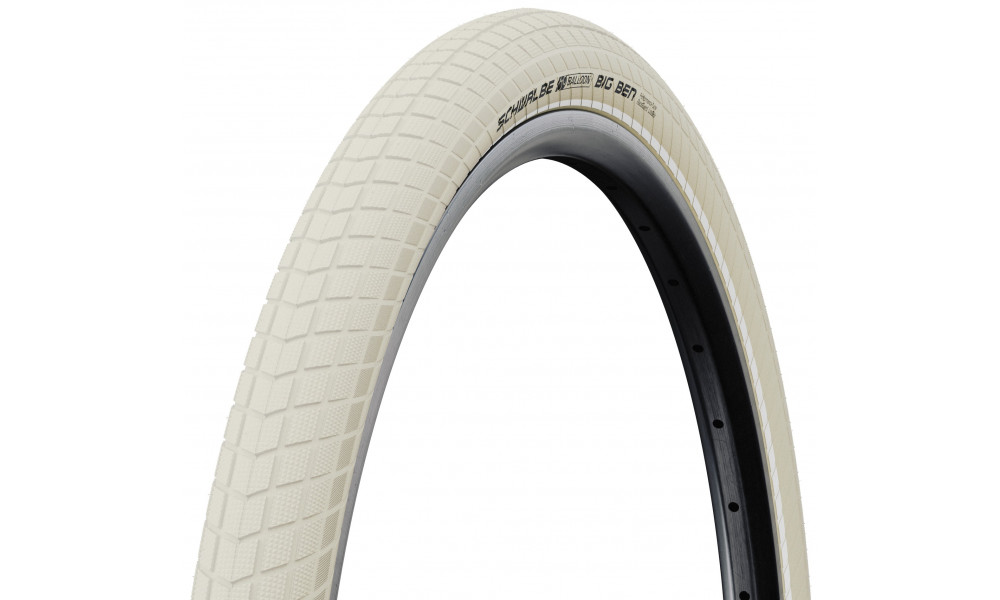 Rengas 28" Schwalbe Big Ben HS 439 Active Wired 50-622 / 29x2.00 Creme-Reflex 