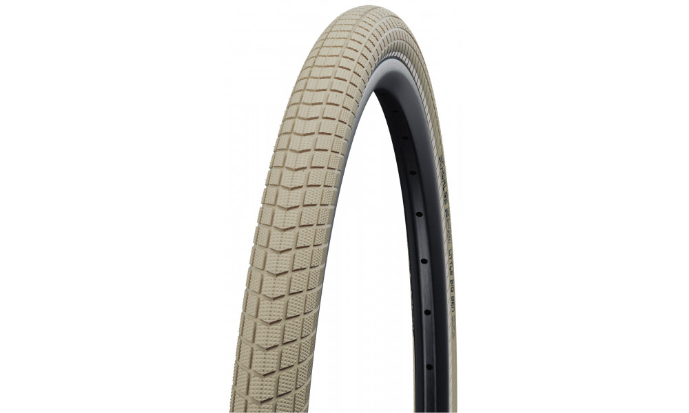 Rengas 28" Schwalbe Little Big Ben HS 439, Active Wired 40-622 / 28x1.50 Creme-Reflex - 1