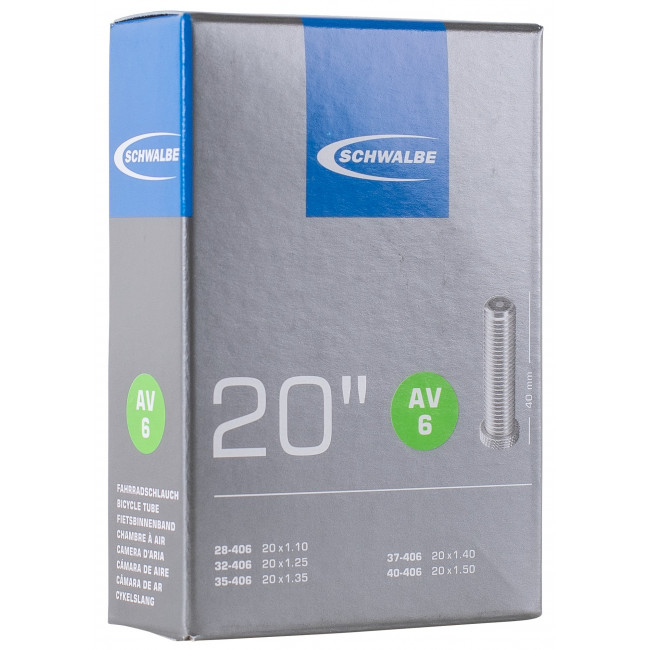 Sisäkumi 20" Schwalbe AV6 (28/40-406)