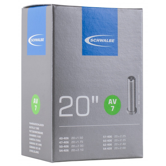 Sisäkumi 20" Schwalbe AV7 (40/62-406)