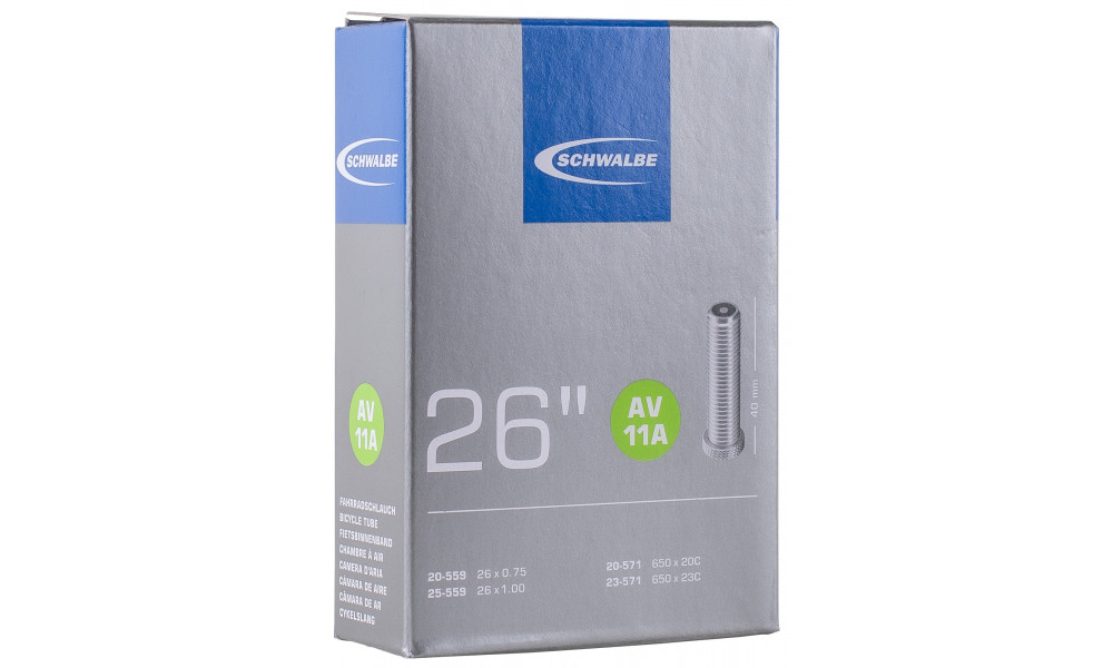 Sisäkumi 26" Schwalbe AV11A (20/25-559) - 1