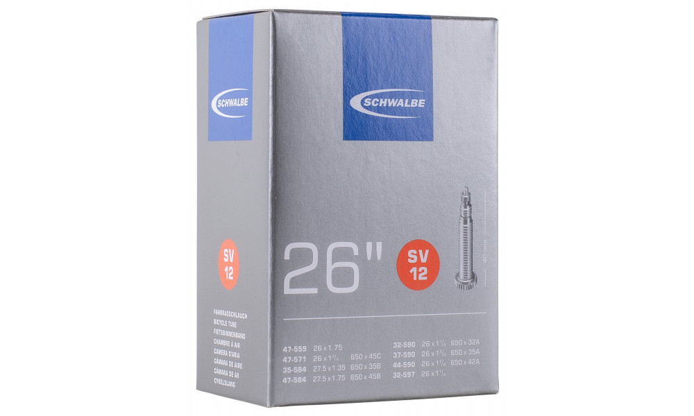 Sisäkumi 26" Schwalbe SV12 (47-559 / 26x1.75) - 1