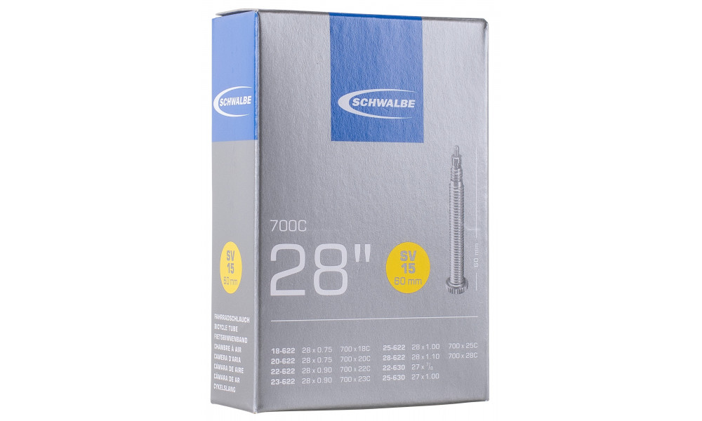 Sisäkumi 28" Schwalbe SV15 Long (18/28-622) - 1