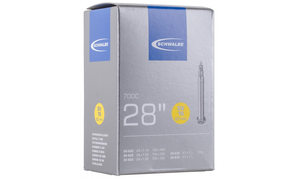 Sisäkumi 27/28" Schwalbe SV16 Long (28-622/32-630) - 1