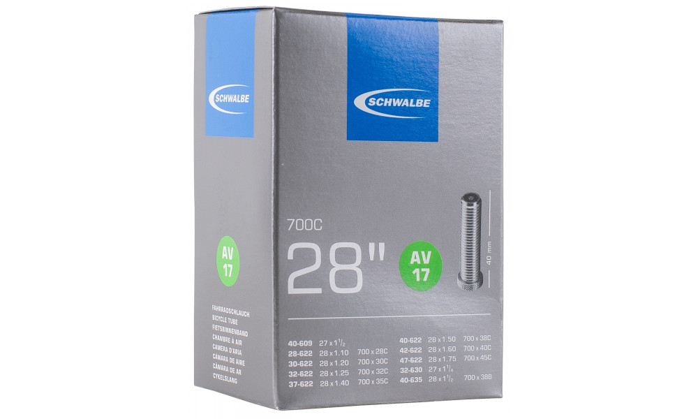 Sisäkumi 27/28" Schwalbe AV17 (28/47-622) - 1
