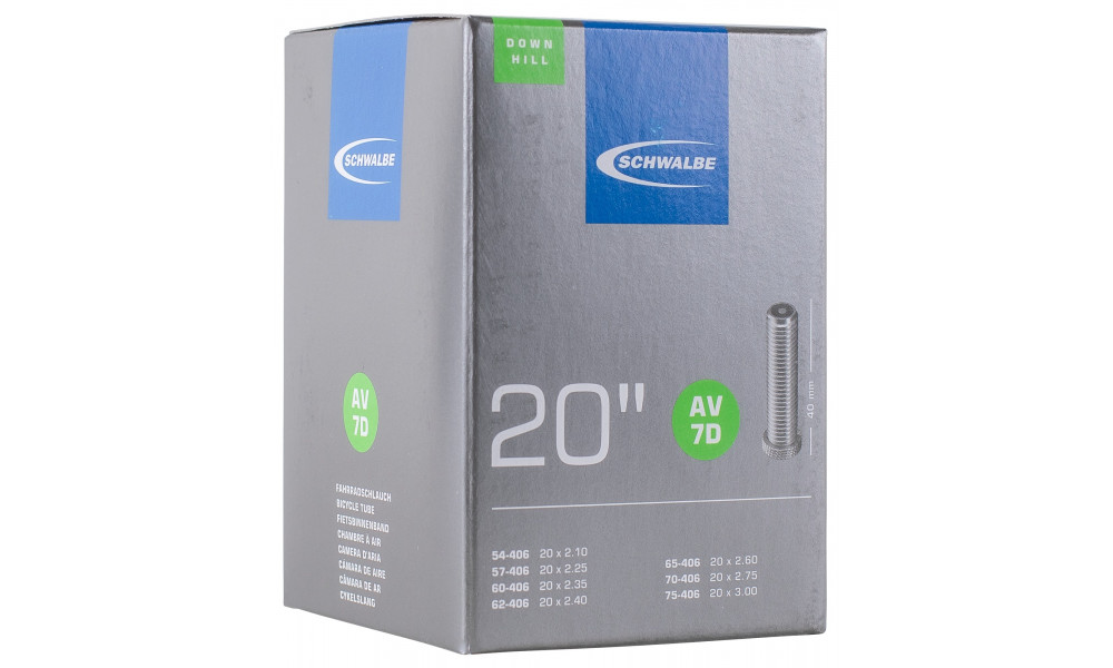 Sisäkumi 20" Schwalbe AV7D (54/75-406) - 1