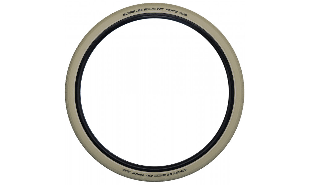 Rengas 28" Schwalbe Fat Frank HS 375, Active Wired 50-622 / 29x2.00 Creme-Reflex - 2
