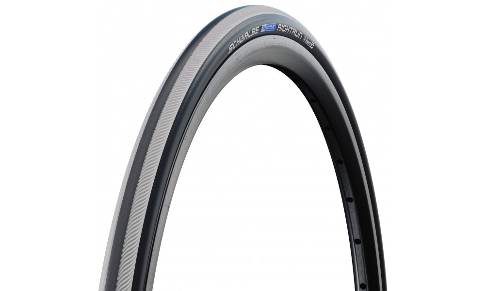 Rengas 24" Schwalbe Rightrun HS 387 Active Wired 25-540 Grey - 1