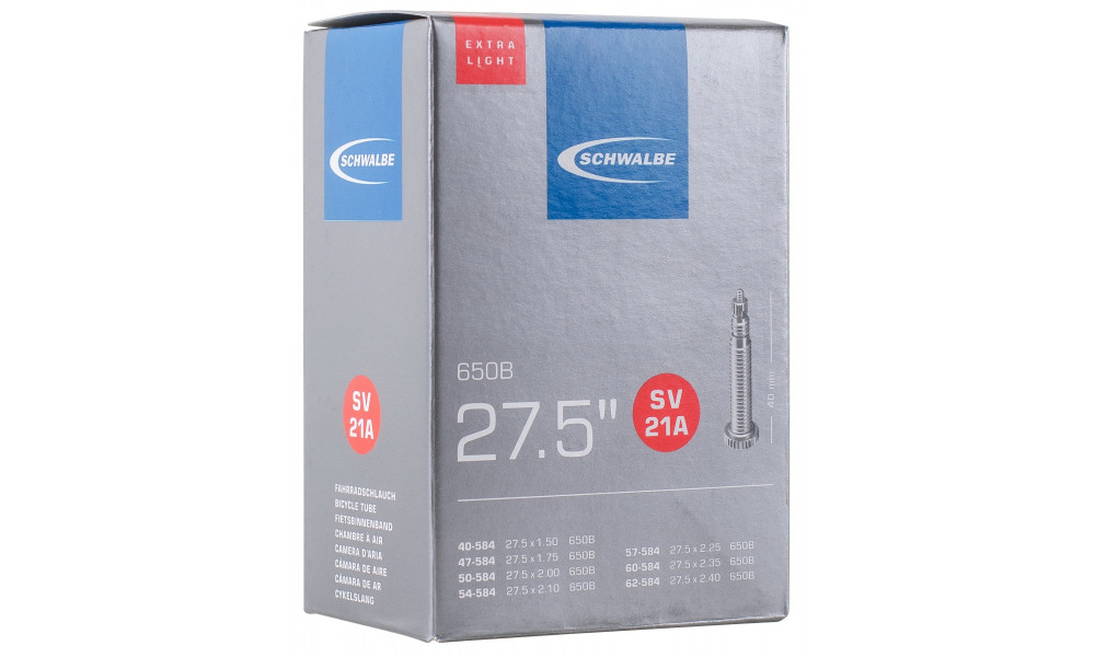 Sisäkumi 27.5"/650B Schwalbe SV21A ExtraLight (40/62-584) - 1