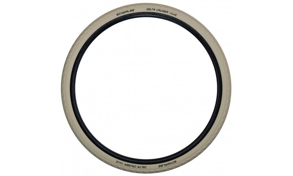 Rengas 28" Schwalbe Delta Cruiser HS 431 Active Wired 37-622 / 28x1.40 Creme - 2