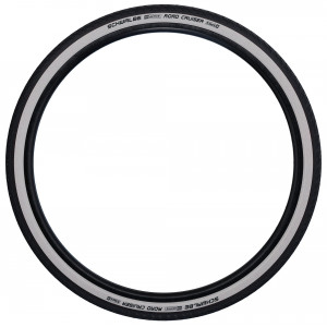 Rengas 28" Schwalbe Road Cruiser HS 484, Active Wired 42-622 / 28x1.60 Whitewall-Reflex