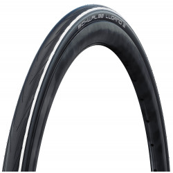 Rengas 28" Schwalbe Lugano II HS 471 Active Wired 25-622 / 700x25C White Stripes