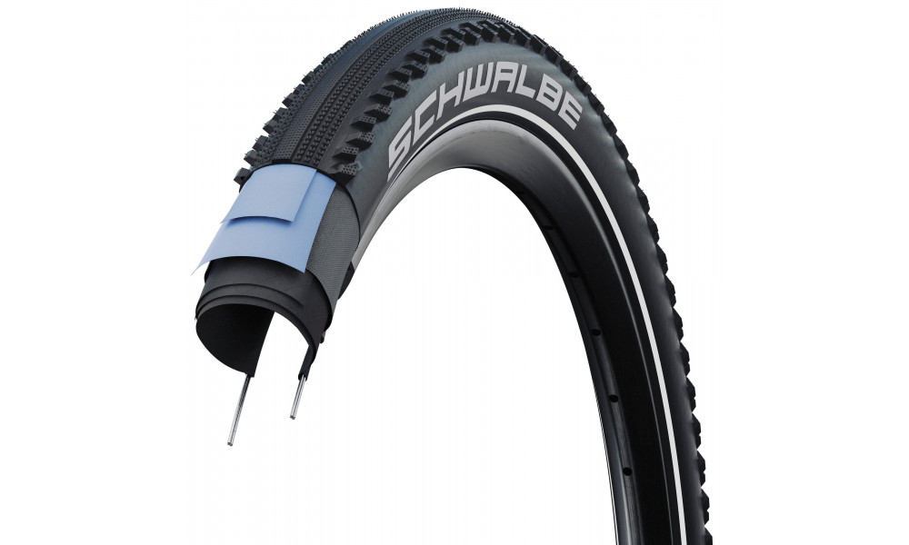Rengas 29" Schwalbe Hurricane HS 499 Perf Wired 62-622 / 29x2.40 Addix Reflex - 3