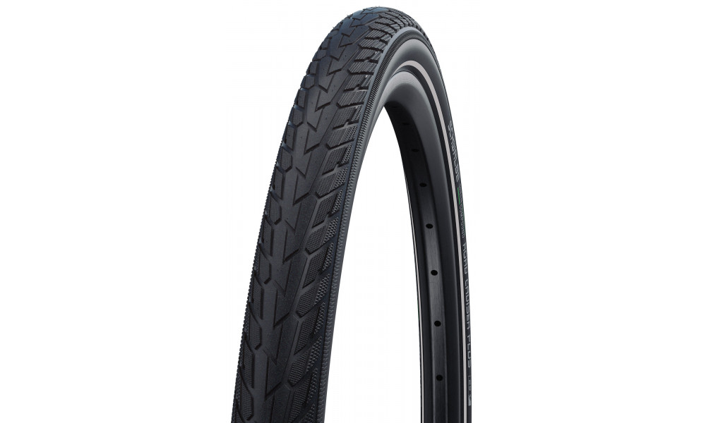 Rengas 24" Schwalbe Road Cruiser Plus HS 484 Active Wired 47-507 GreenCompound Reflex - 1