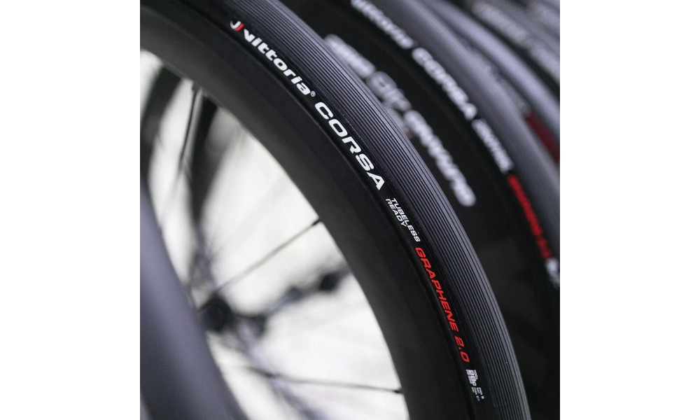 Rengas 28" Vittoria Corsa TLR Fold 700x28c / 28-622 black - 3