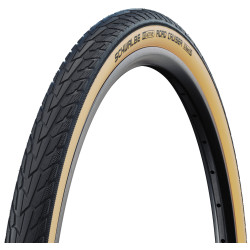 Rengas 27" Schwalbe Road Cruiser HS 484, GreenCompound Wired 28/32-630 / 27x1 1/4 Gumwall