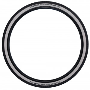 Rengas 27" Schwalbe Road Cruiser HS 484, GreenCompound Wired 28/32-630 / 27x1 1/4 Whitewall