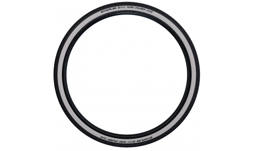 Rengas 27" Schwalbe Road Cruiser HS 484, GreenCompound Wired 28/32-630 / 27x1 1/4 Whitewall - 2