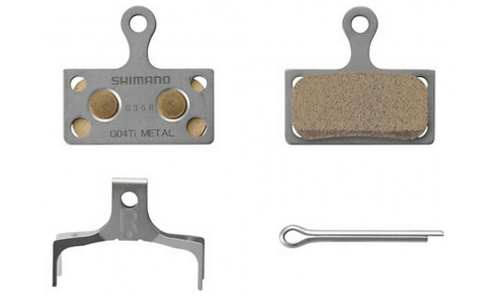 Levyjarrupalat Shimano G04TI Metal - 1