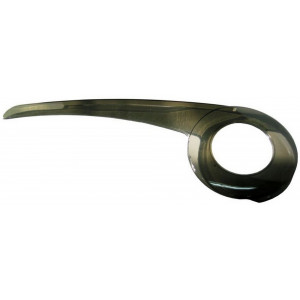 Ketjusuoja plastic transparent 38T 520mm with bracket