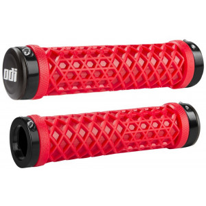 Kädensijat ODI Vans® Lock-on Grips Bright Red/Black