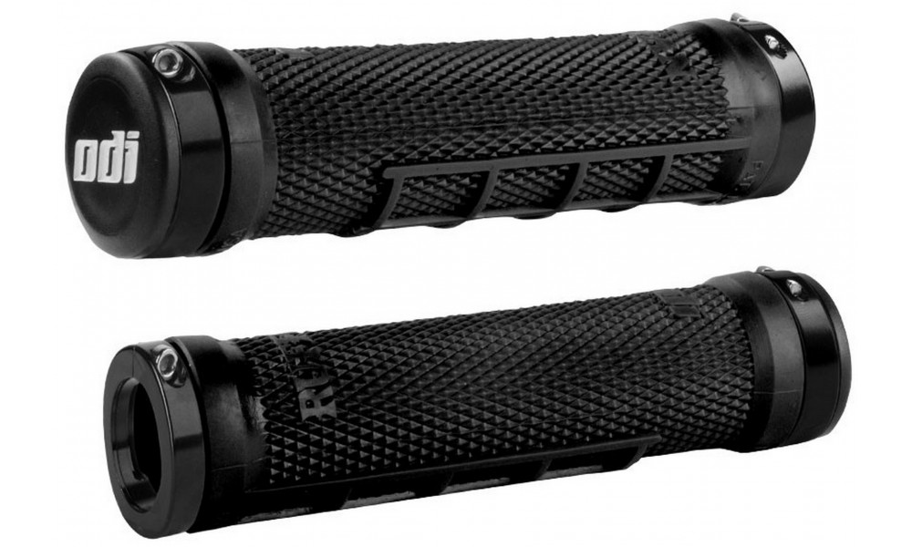 Kädensijat ODI Ruffian MX MTB Lock-On Bonus Pack Blacck/Black 
