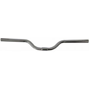 Ohjaustanko Azimut Trek steel 620x25.4mm rise-60mm silver