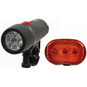 Valosarja Azimut Torch+Oval 5/3LED with batteries