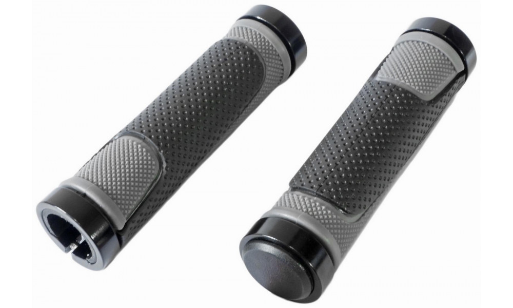 Kädensijat Azimut Dual Sport 2xLukko 130mm black/grey (1002) - 1