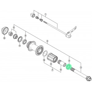 Laakerikuula Shimano 3/16" steel