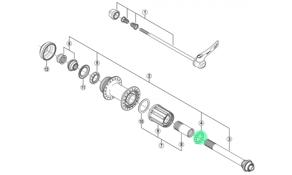 Laakerikuula Shimano 3/16" steel - 2